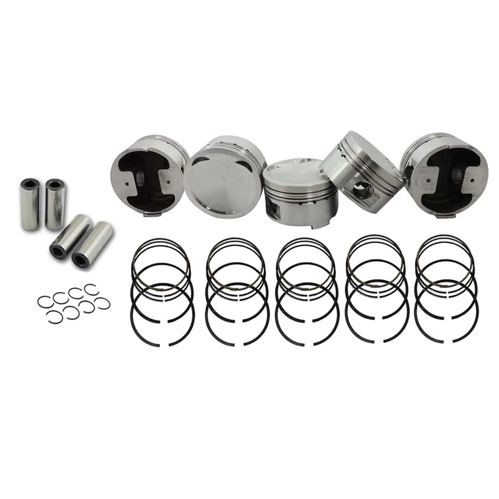 SPA TURBO Forged piston and rings set 83.5mm VW 2.5L Jetta MK5 07k + VW 144mm x 20mm Super A connecting rod set 3/8" bolt (1000hp) - Image 2