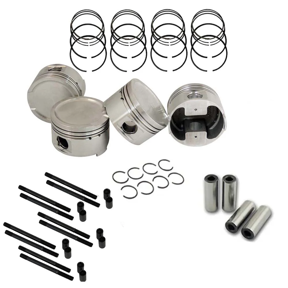 SPA TURBO Forged piston set 81,5mm 1.8L 20V VW/AUDI + Head Stud Set