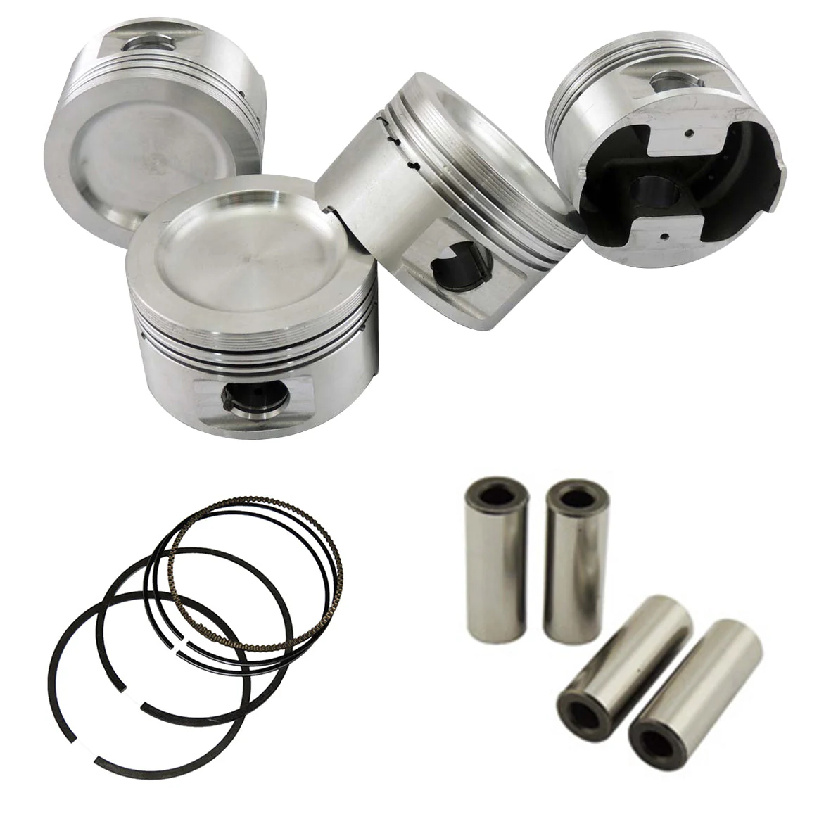 SPA TURBO FORGED PISTON SET 83.75MM 1.8L 8V VW 1.8 8V + VW 144MM X 20MM SUPER A CONNECTING ROD SET 3/8" BOLT (1000HP) - Image 2
