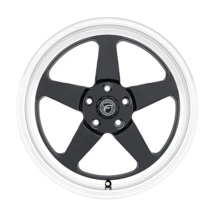 Forgestar D5 Drag 18x5.0 / 5x120 BP / ET-23 / 2.125in BS Gloss Black Wheel - Image 2