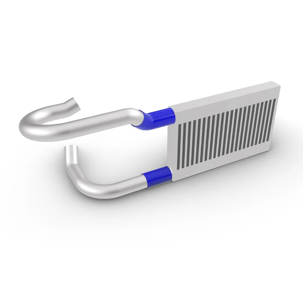 SPA TURBO Front intercooler kit for Audi A3 1.8 Turbo 20V – 150cv – Blue Hose - Image 4
