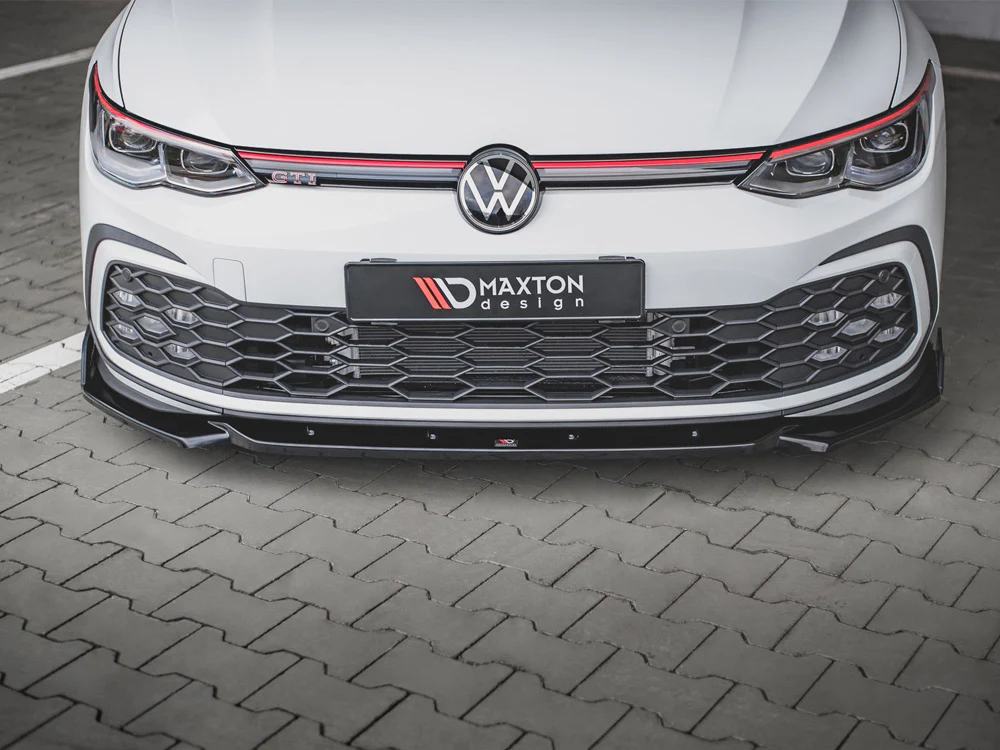 FRONT SPLITTER (+FLAPS) V2 VW GOLF 8 GTI / R-LINE (2020-) - Image 4