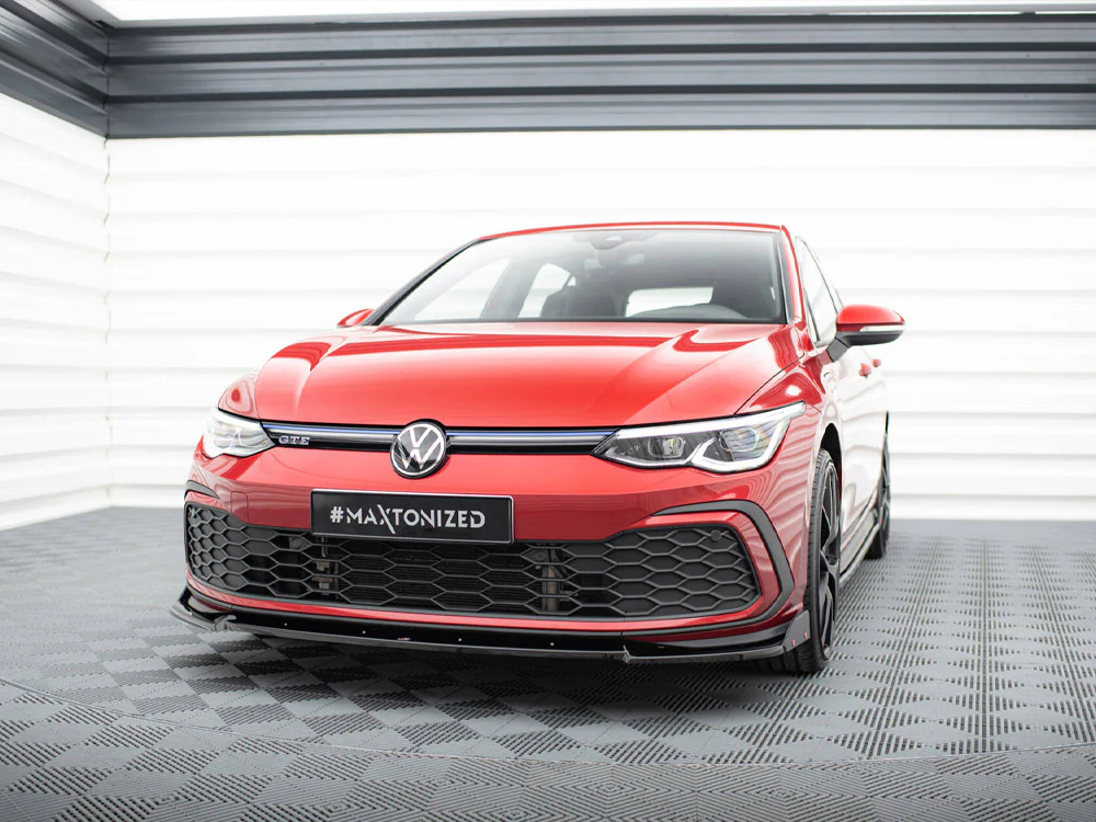 MAXTON DESIGN FRONT SPLITTER (+FLAPS) V3 VW MK8 GTI (2022+) - Image 3