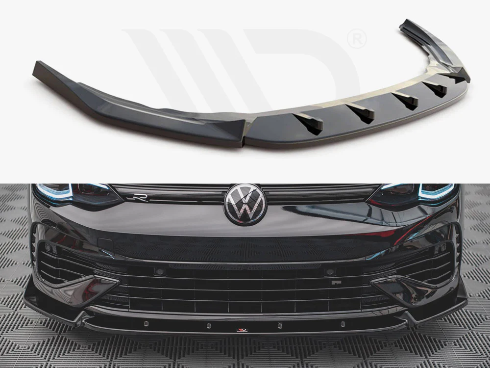 FRONT SPLITTER V.2 VW GOLF R MK8 (2020-) - Image 2