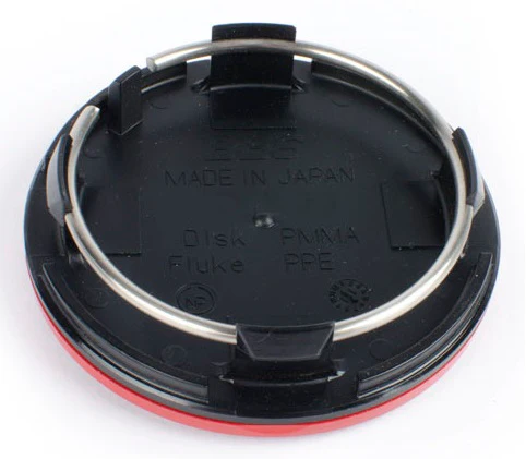 Genuine BBS CH / CH-R / CK / RX-II / COVZ033 Logo Caps (Carbon/Silver) - Image 2
