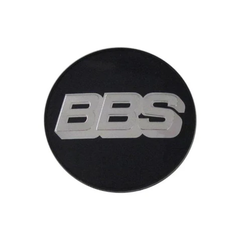 Genuine BBS CH-R Cap (Black/Silver) - Porsche Fitment