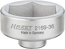 Hazet Engine Oil Filter Wrench (36mm, 6-Point - 3/8" Drive)