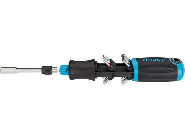Hazet Ratcheting Bit Screwdriver (13-Pieces)