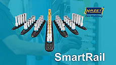 Hazet SmartRail w/ Short Sockets - 1/2" Drive (5-Pieces) - Image 3