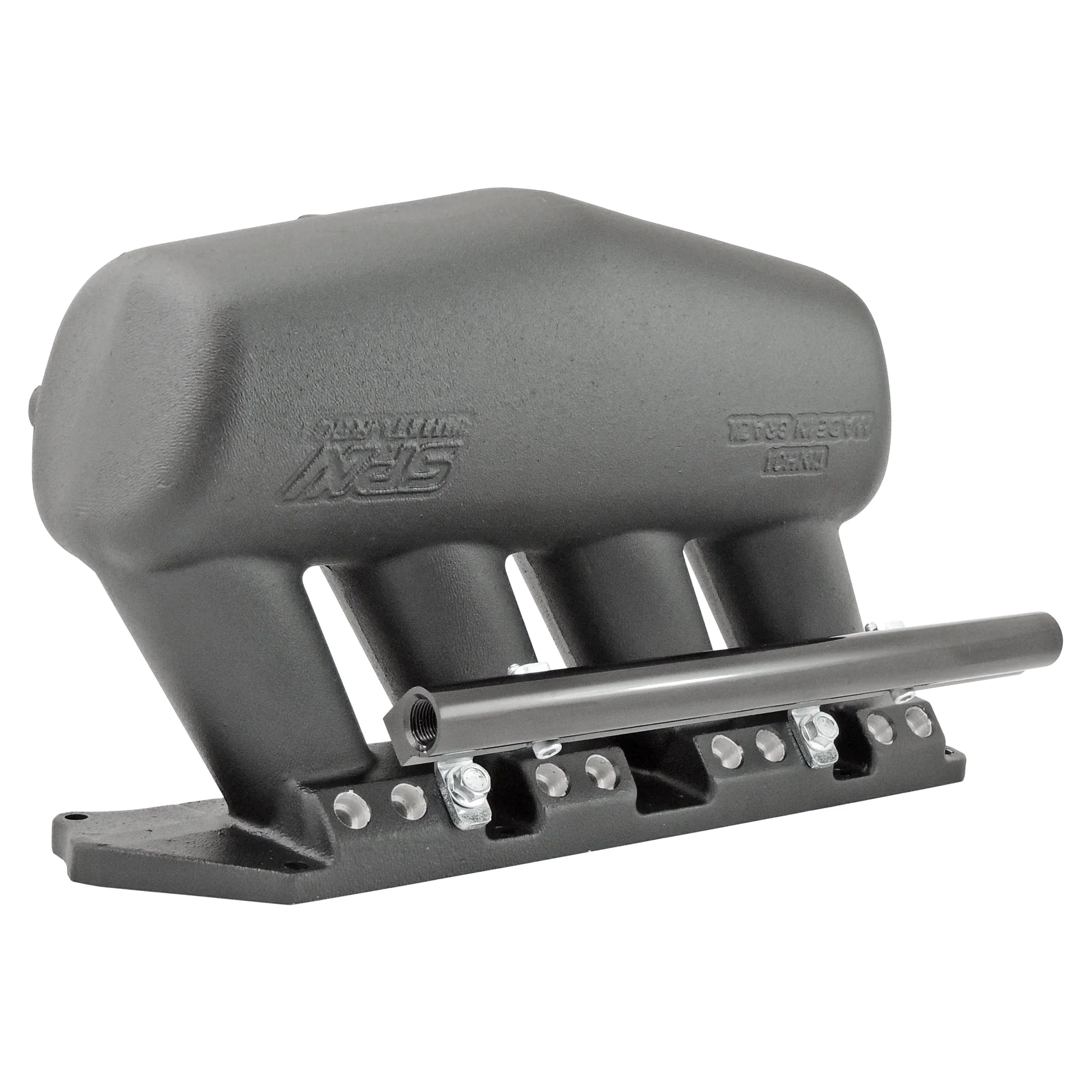 SPA TURBO Intake manifold for 8th gen Honda Civic SI (K20 engine) - 8 injectors - Without holes - Black - Image 3