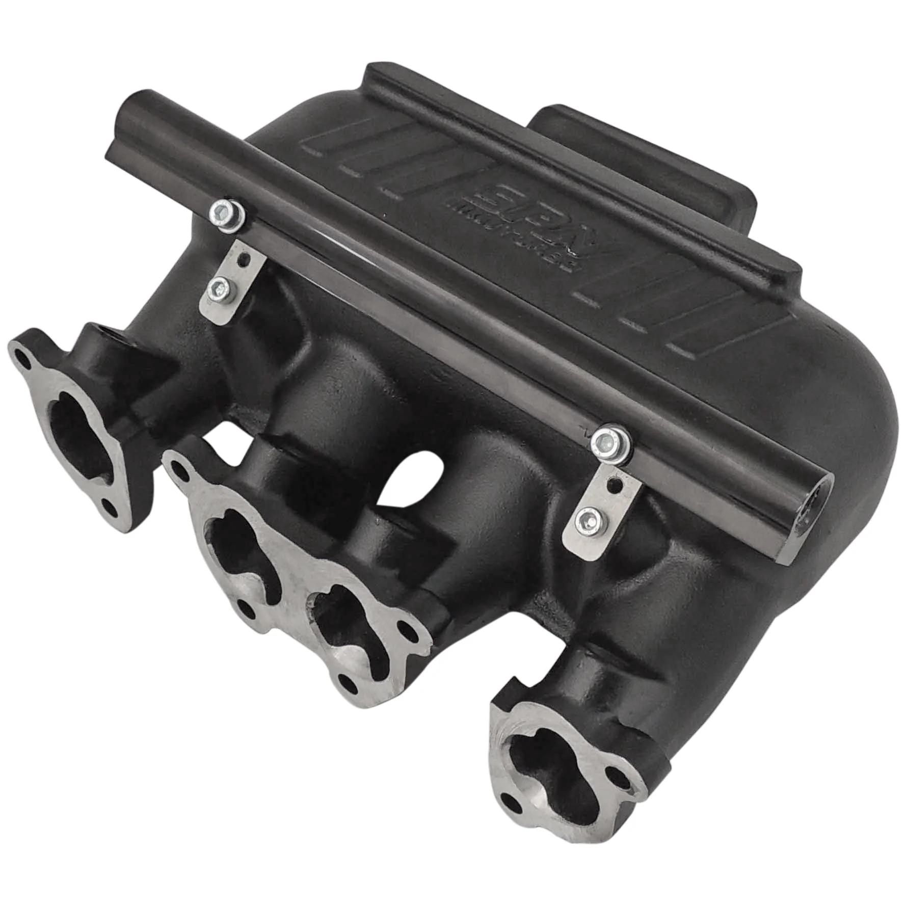SPA TURBO INTAKE MANIFOLD VW 8V CROSS FLOW LONGITUDINAL - 4 INJECTORS - Black - Image 2