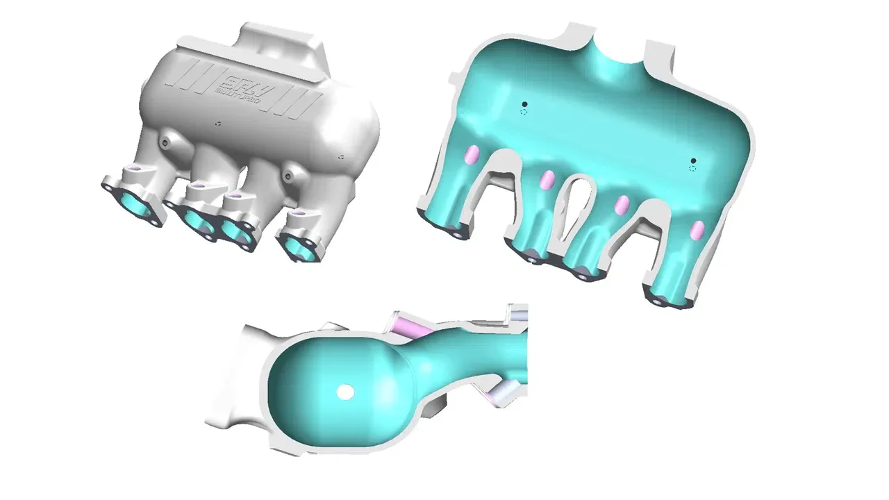SPA TURBO INTAKE MANIFOLD VW 8V CROSS FLOW LONGITUDINAL - 4 INJECTORS - WITHOUT BOLT HOLES - Image 10
