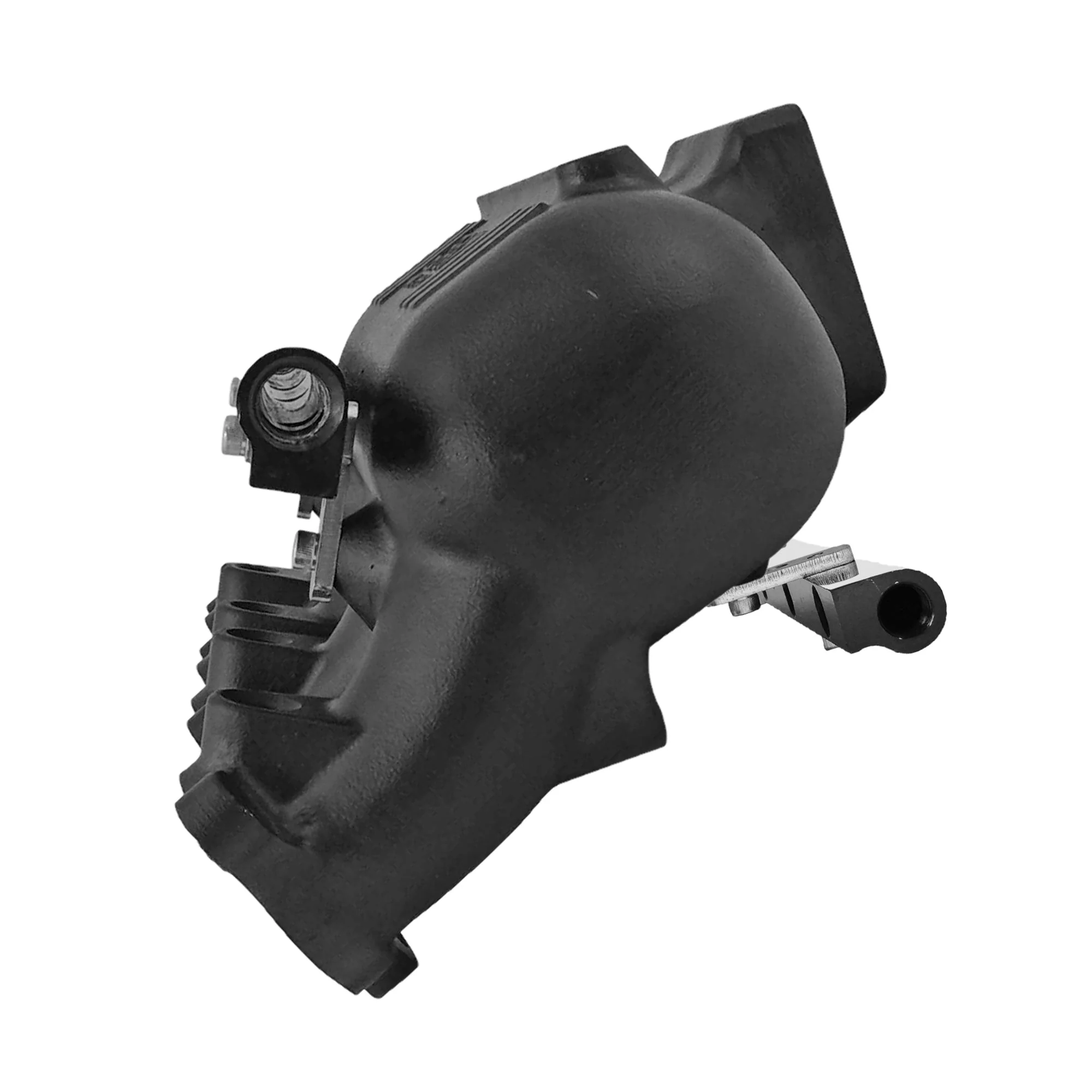 SPA TURBO INTAKE MANIFOLD VW 8V CROSS FLOW LONGITUDINAL - 8 INJECTORS - WITHOUT BOLT HOLES - BLACK - Image 5