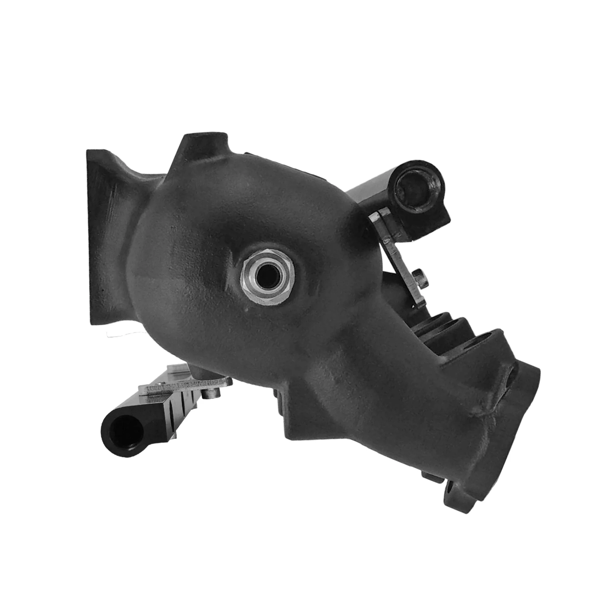 SPA TURBO INTAKE MANIFOLD VW 8V CROSS FLOW LONGITUDINAL - 8 INJECTORS - WITHOUT BOLT HOLES - BLACK - Image 6