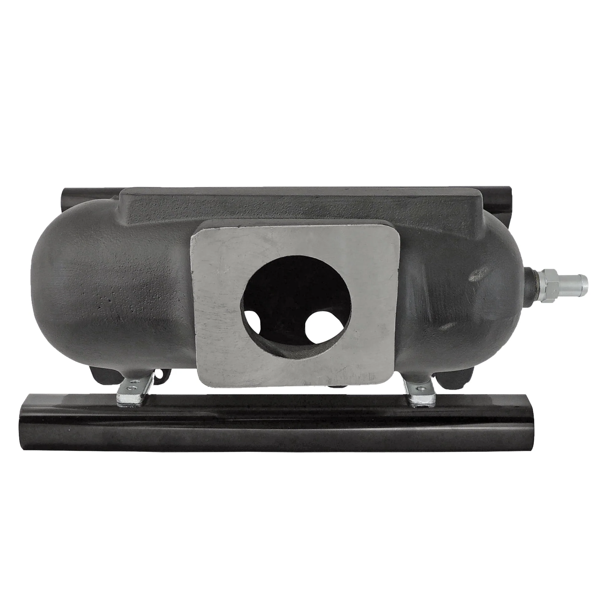 SPA TURBO INTAKE MANIFOLD VW 8V CROSS FLOW LONGITUDINAL - 8 INJECTORS - WITHOUT BOLT HOLES - BLACK - Image 8