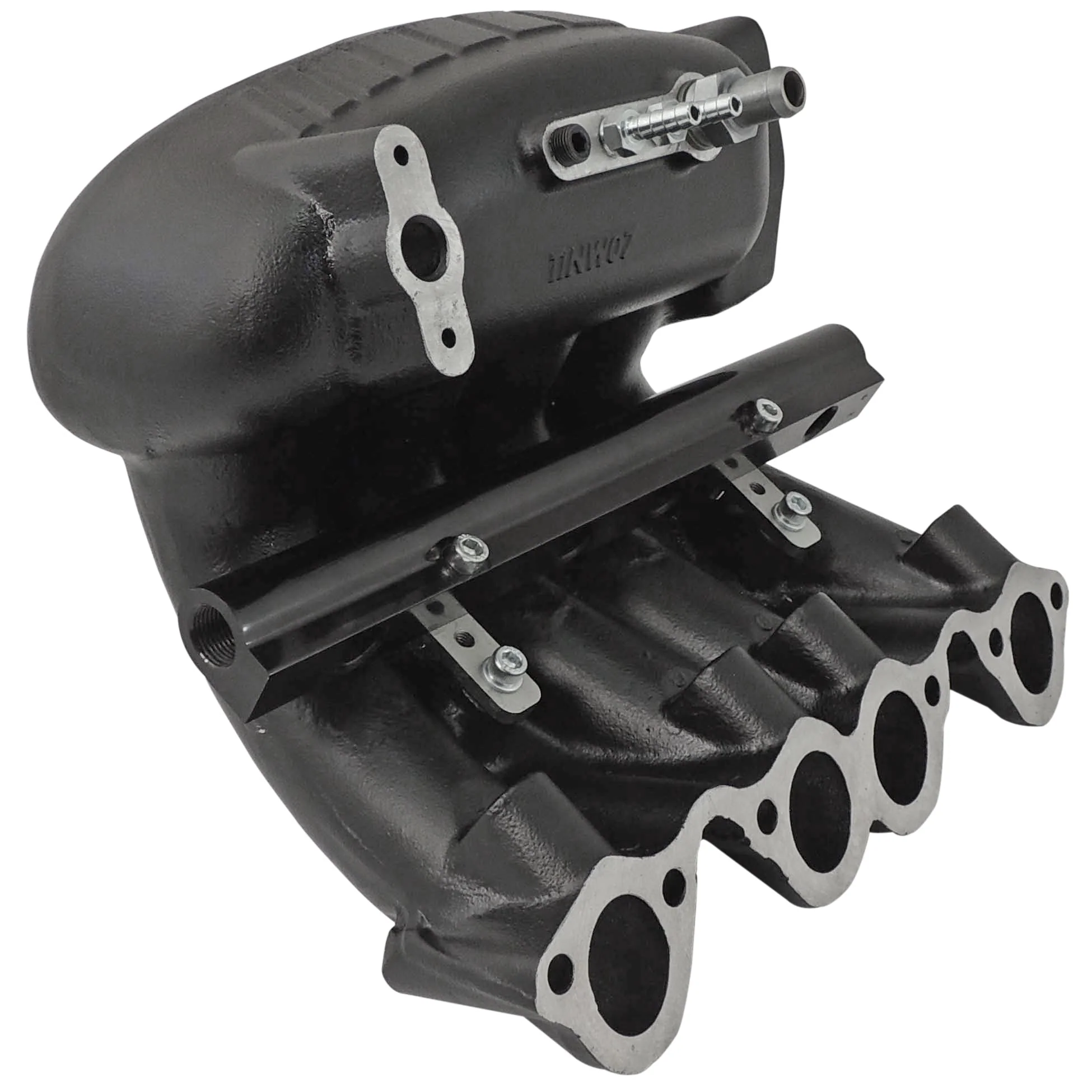 SPA TURBO INTAKE MANIFOLD VW 8V LONGITUDINAL - 4 INJECTORS BLACK - Image 2