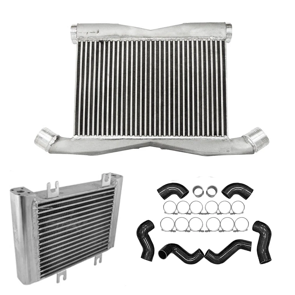 SPA TURBO Intercooler upgrade kit for R35 GT-R + Billet Aluminum Oil Cooler