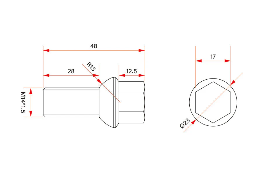 iSWEEP Titanium Wheel Lug Bolts - Image 2