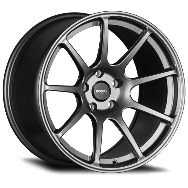 Konig Forged F5R 18x9 5x112 ET42 Ash Silver Wheel (Knurled Bead)