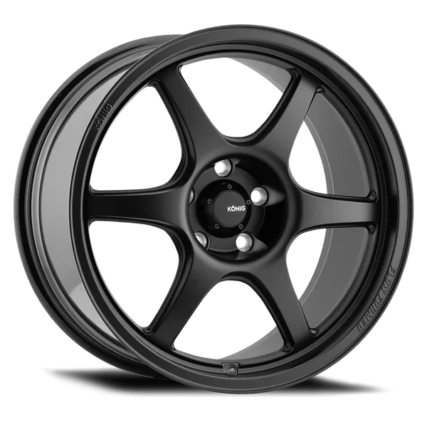 Konig Hexaform 15x9 4x100 ET35 Matte Black