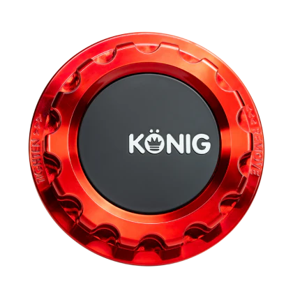 Konig MRK1 Anodized Red Gear Cap w/ Logo