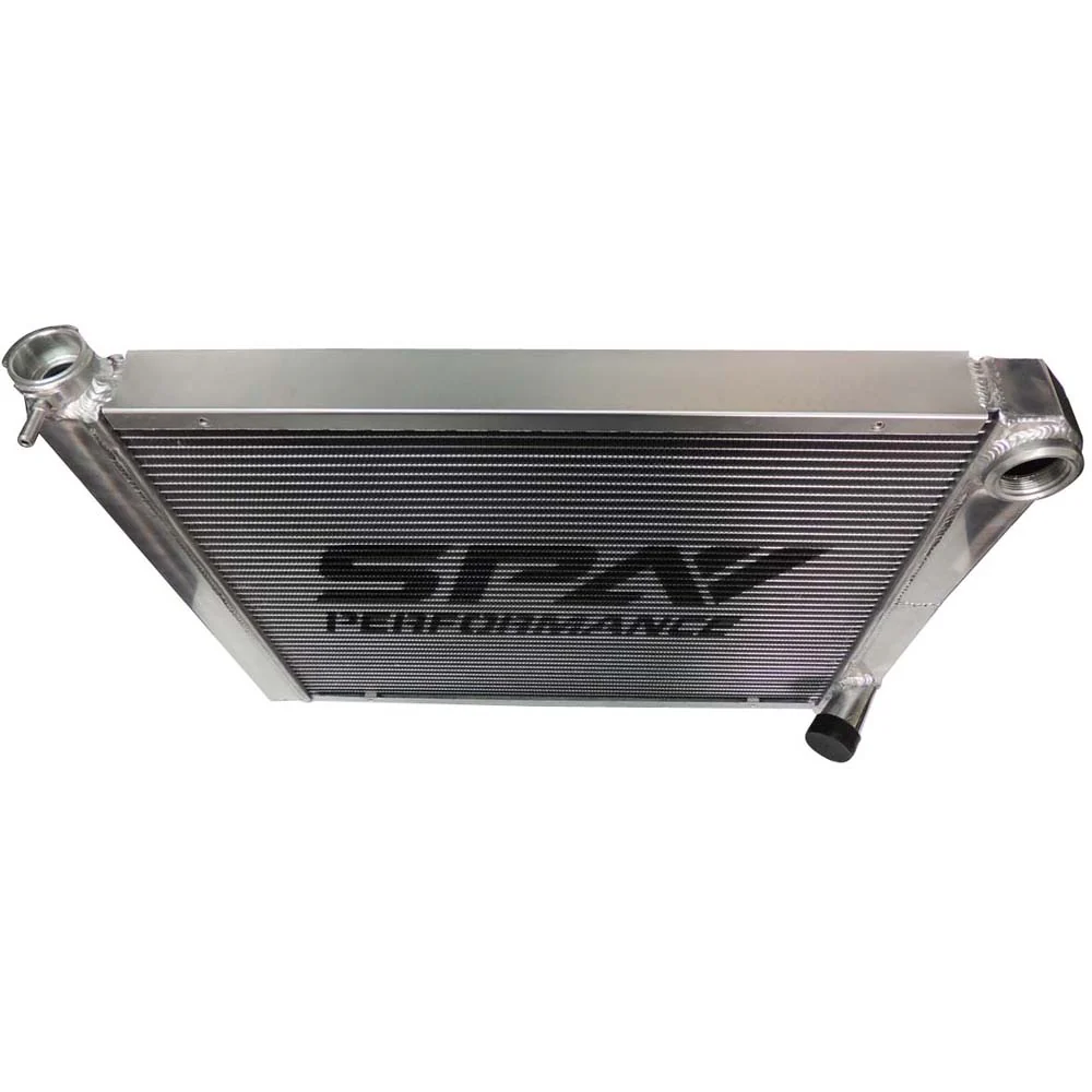 SPA TURBO Lightweight Late Model Radiator - Double Pass - 26.8" x 19.6" + Remote Fill Tank - Black Cap - Image 12