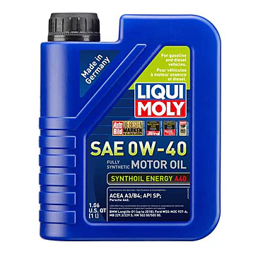 Liqui Moly Synthoil Energy A40 Engine Oil SAE 0W-40 (1-Liter)