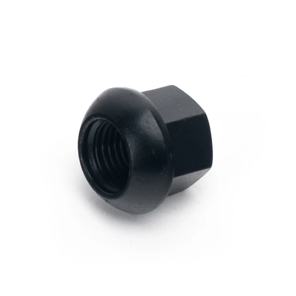 Lug Nut (Black) - M14x1.5x20 Open Hex (Ball Seat) - Porsche Fitment