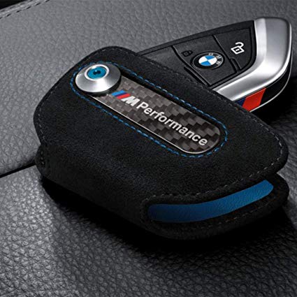 M Performance Key Fob Case - Black Alcantara