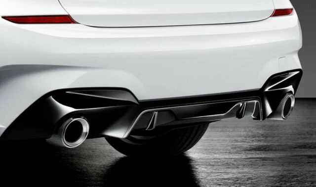 M Performance Rear Bumper Trim Black High-Gloss - G20 330i/M340i