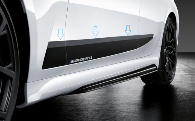 M Performance Rocker Panel Matte Vinyl - G20 330i/M340i