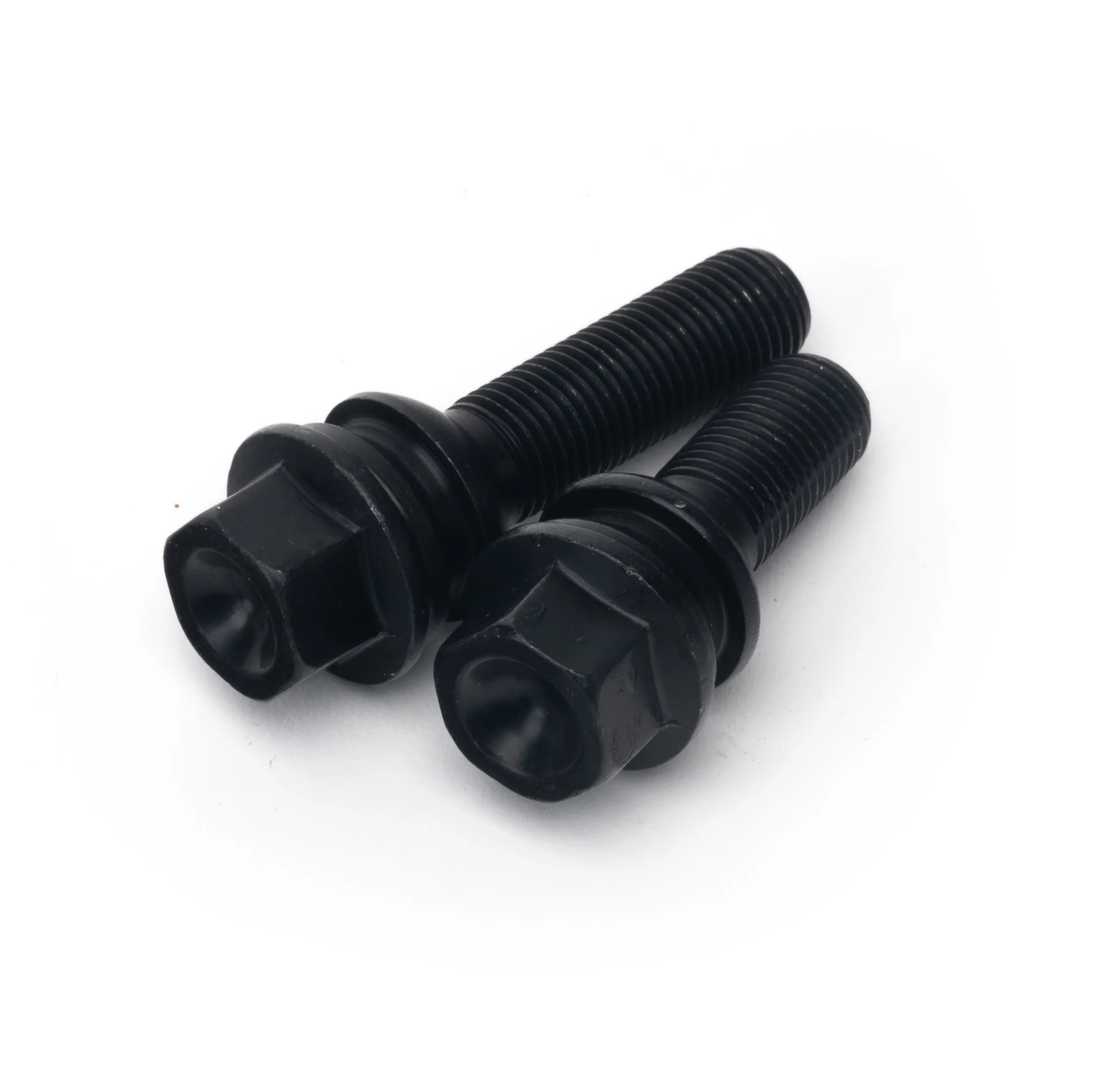 M14x1.5 Black Wheel Bolt for 5-Lug Porsche (Ball Seat)