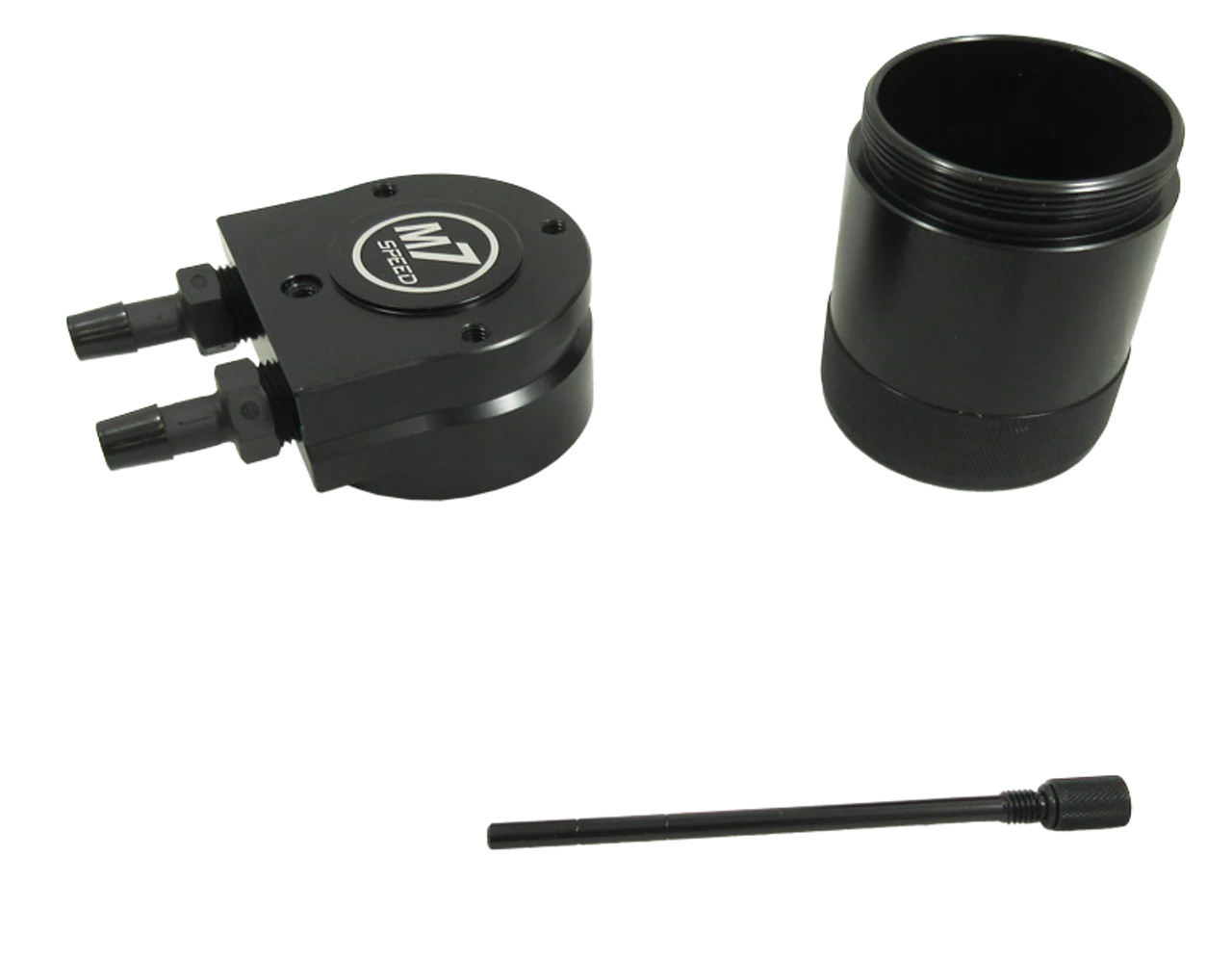 M7 Speed R60 Countryman "Exact-Fit" Oil Catch Can Kit | Black Silicone Hoses - Image 4