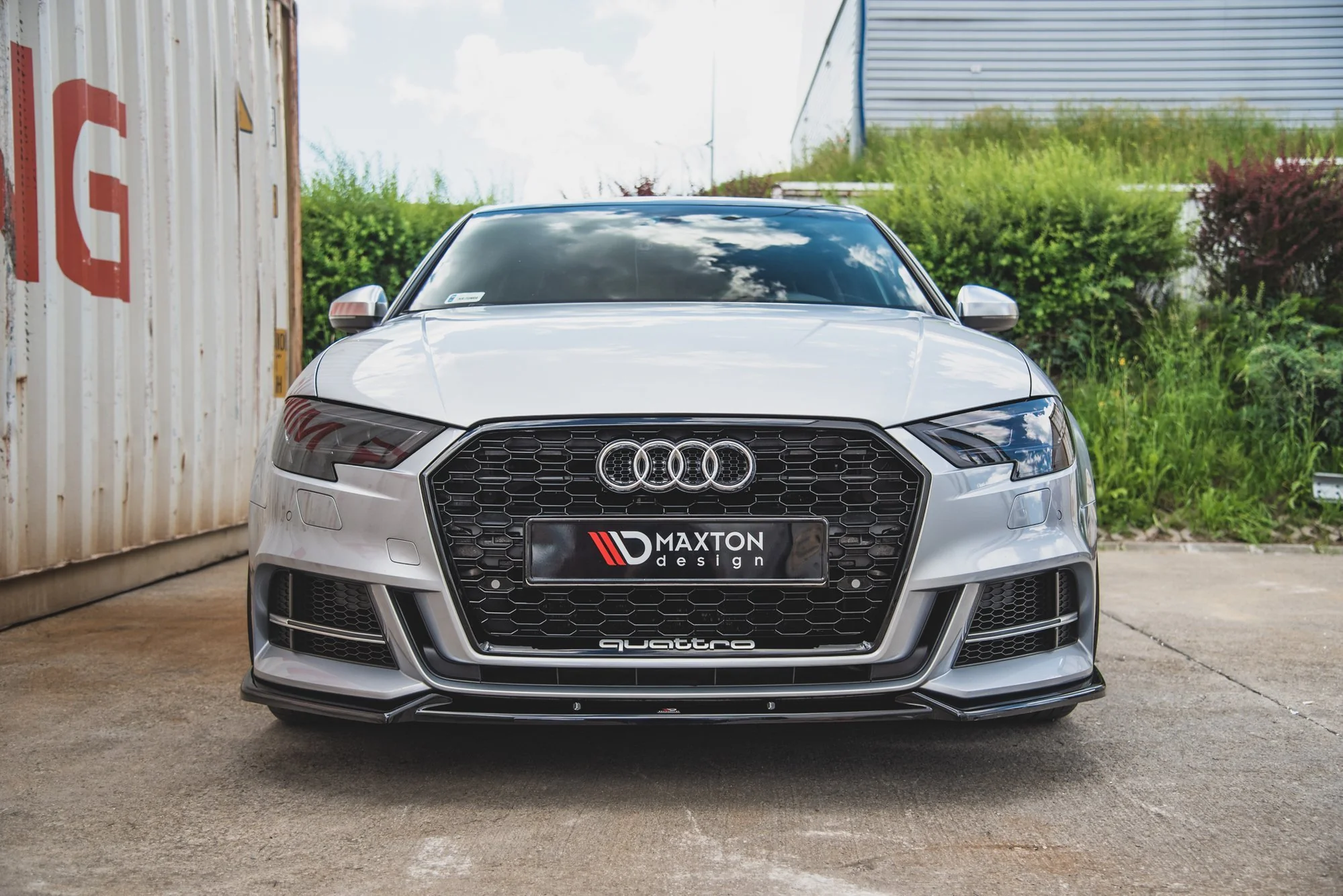 Maxton Design 8V Facelift S3/A3 S-line Front Bumper Splitter/Spoiler - V3 - Image 2