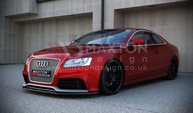 Maxton Design Audi 8T RS5 Splitter / Spoiler - Image 3