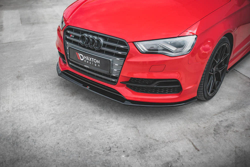 Maxton Design Audi A3 S-Line & S3 Front Bumper Splitter / Spoiler - Image 2