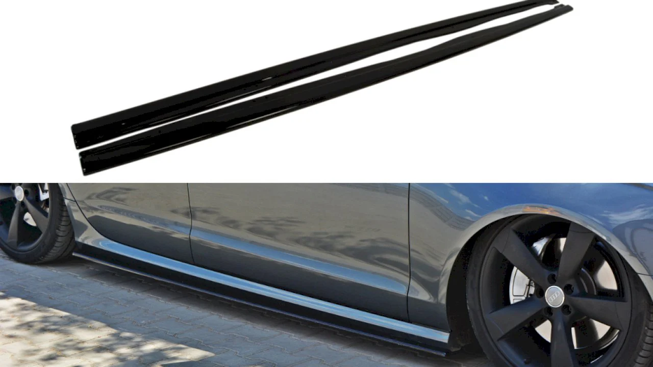 Maxton Design Audi C7 A6 / S6 Pre-Facelift Side Skirt Diffusers