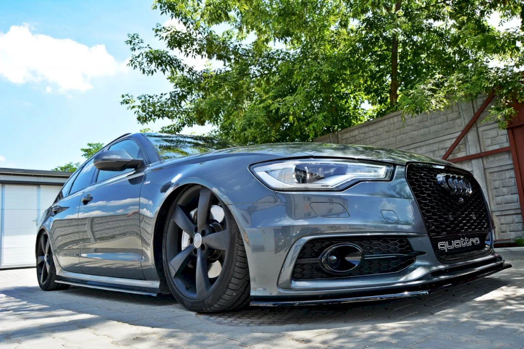 Maxton Design Audi C7 A6 / S6 Pre-Facelift Side Skirt Diffusers - Image 2