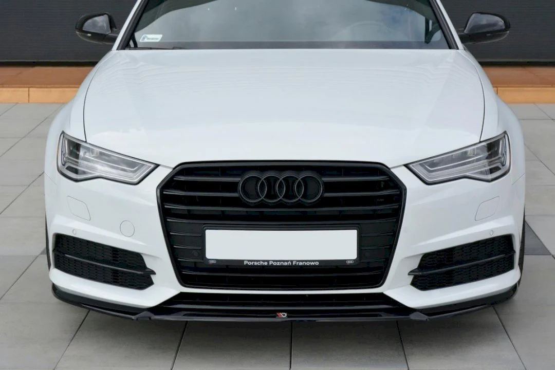 Maxton Design Audi C7 S6 / A6 Facelift (S-LINE) Front Bumper Splitter / Spoiler - Image 5