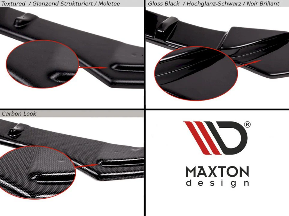 Maxton Design Audi RS3 Front Bumper Splitter / Spoiler V1 - Image 8