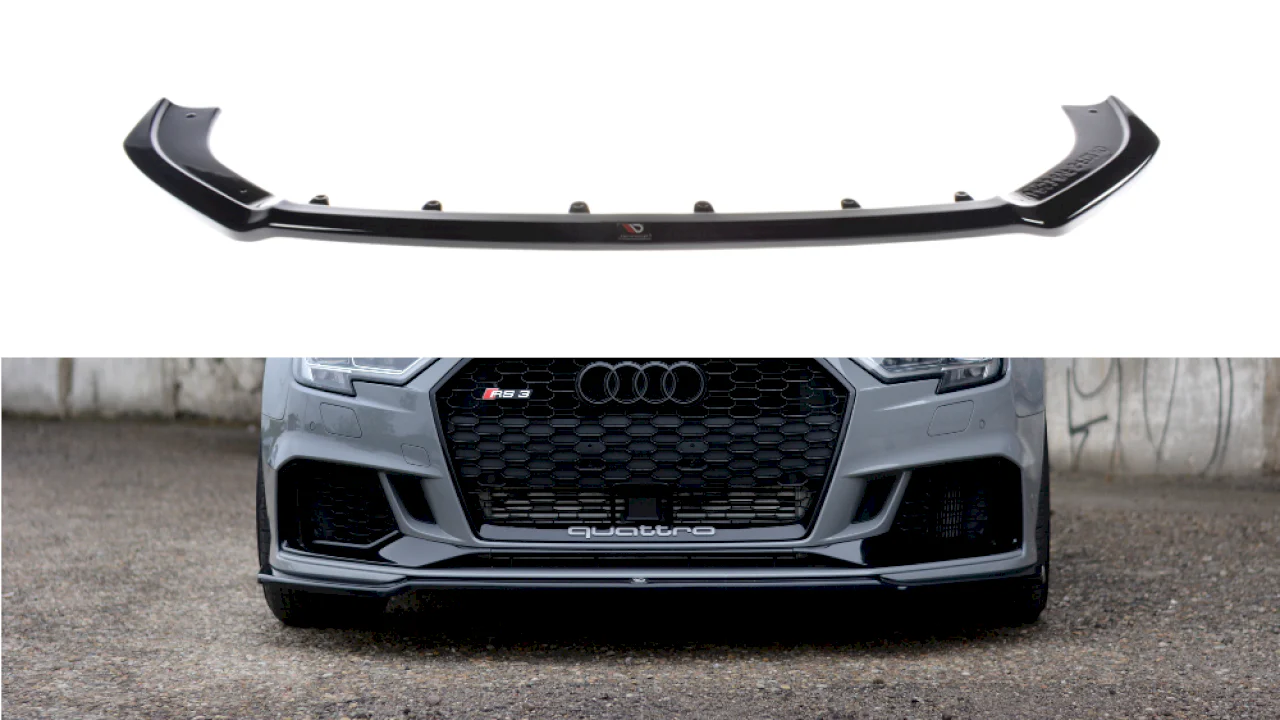 Maxton Design Audi RS3 Front Bumper Splitter / Spoiler V2