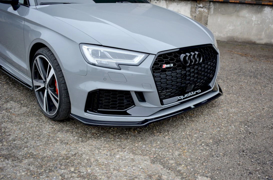 Maxton Design Audi RS3 Front Bumper Splitter / Spoiler V2 - Image 8