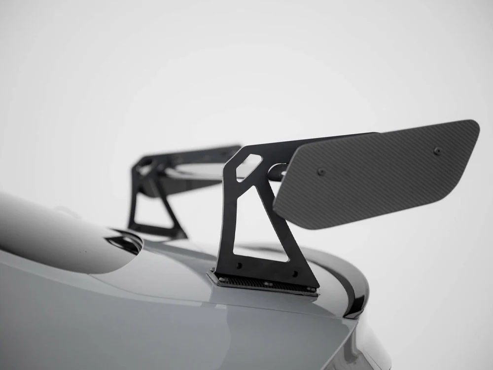 Maxton Design Carbon Spoiler w/ Upper Swan Mounting + LED - Audi B9 A5 / S5 / RS5 Coupe - Image 8