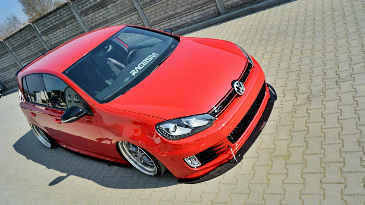 Maxton Design Front Racing Splitter MK6 Golf GTI 35th Anniversary