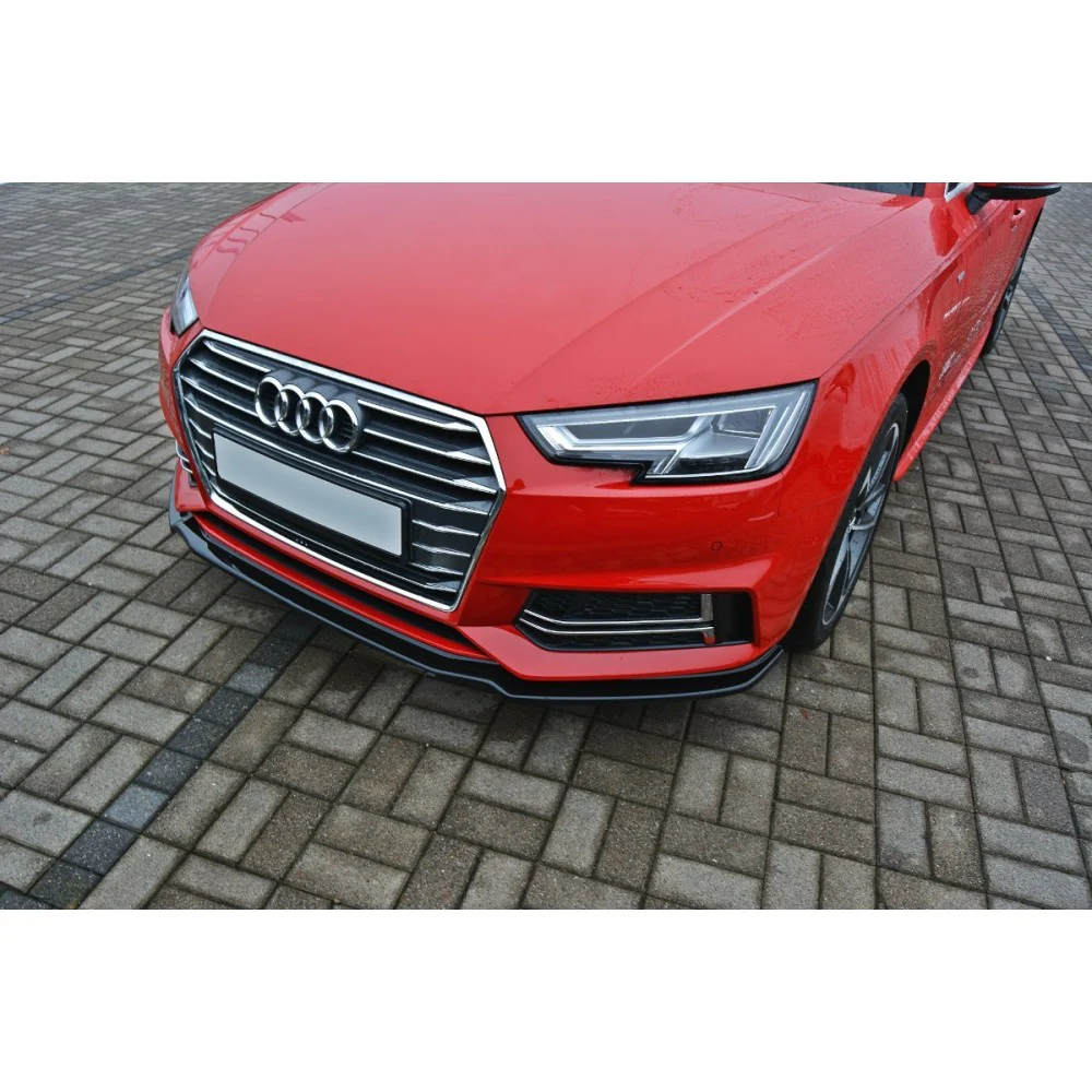 Maxton Design Front Splitter V.1 AUDI A4 B9 S-LINE (2017 - UP) - Image 2