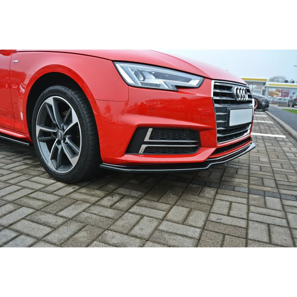 Maxton Design Front Splitter V.1 AUDI A4 B9 S-LINE (2017 - UP) - Image 3