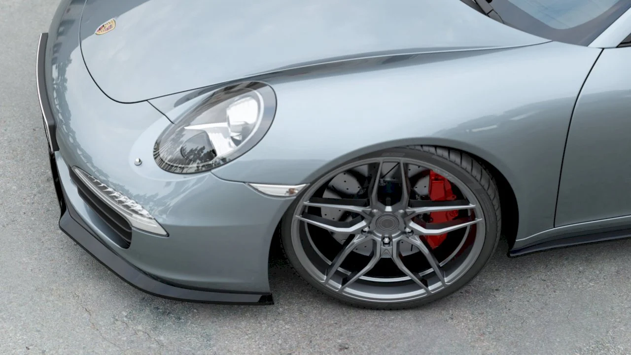 Maxton Design Front Splitter V1 Porsche 911 Carerra 991