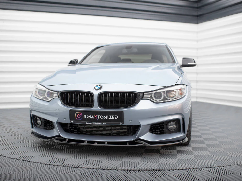 Maxton Design Front Splitter V3 - BMW 4 Series Coupe/Gran Coupe/Cabrio M-Pack (F32/F36/F33) - Image 2