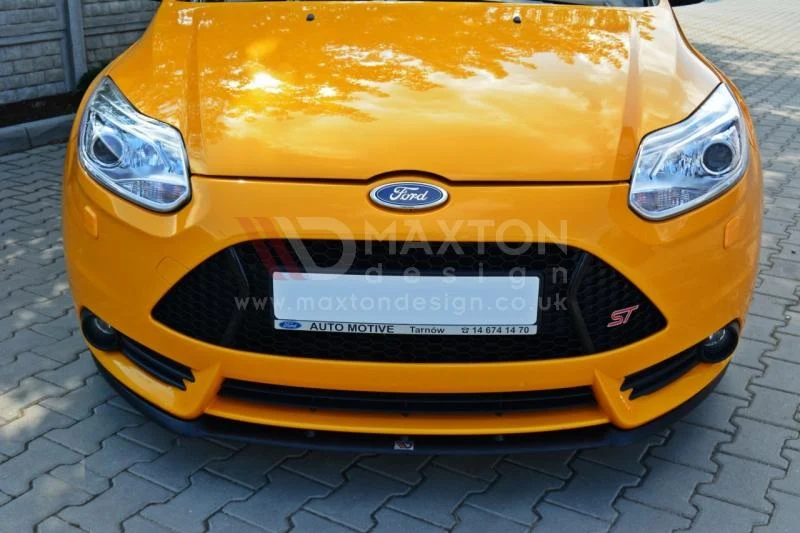 Maxton Design MK3 Ford Focus ST PRE-FACELIFT Front Spoiler / Splitter - Cupra Style - Image 2