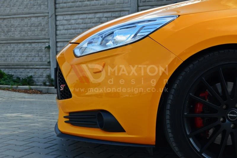 Maxton Design MK3 Ford Focus ST PRE-FACELIFT Front Spoiler / Splitter - Cupra Style - Image 3
